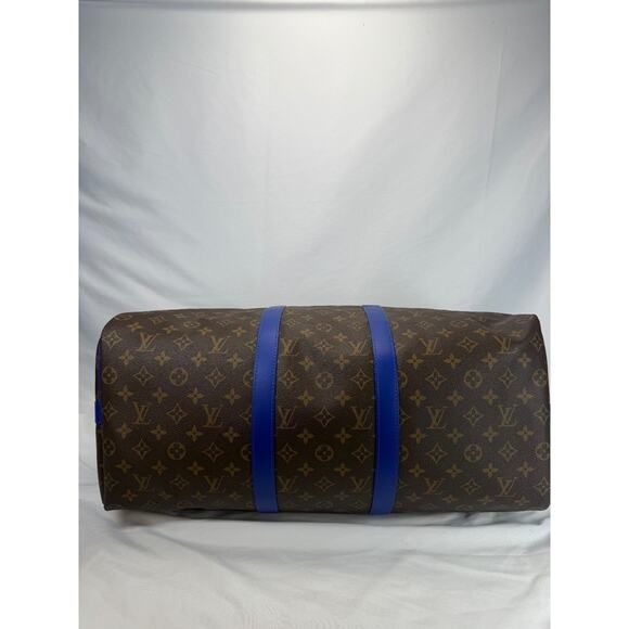 Louis Vuitton Keepall Bandoulière 50 Monogram Indigo Blue G73 SPB-MS 354490 - Picture 6 of 16